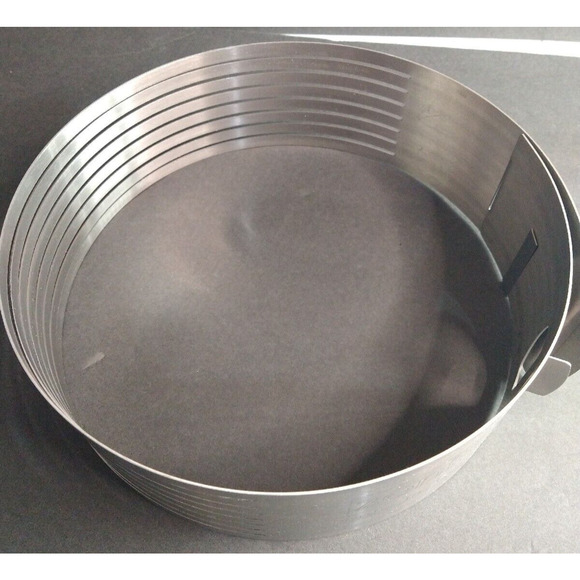 Zenker Patisserie Stainless Steel Adjustable Cake Slicing Mold 26–28cm Germany - Picture 5 of 16